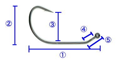 ジグフック5500サイズ