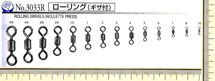 No.3033 ローリング　ｷﾞｻﾞ付